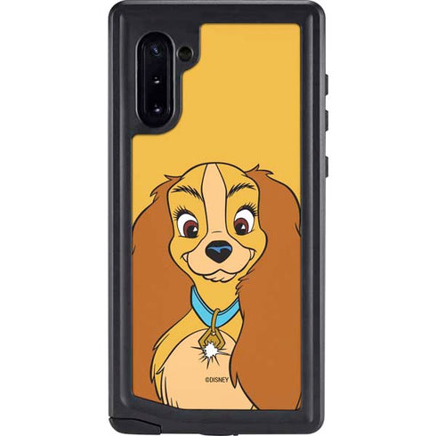 Disney Lady & The Tramp Lady Portrait Galaxy Note 10 Waterproof Case