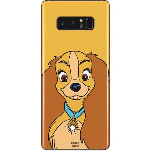 Disney Lady & The Tramp Lady Portrait Galaxy Note 8 Skin
