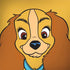 Disney Lady & The Tramp Lady Portrait Galaxy Note 8 Skin