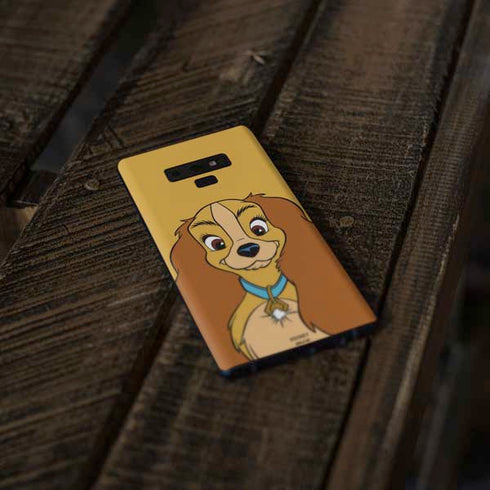 Disney Lady & The Tramp Lady Portrait Galaxy Note 9 Skin