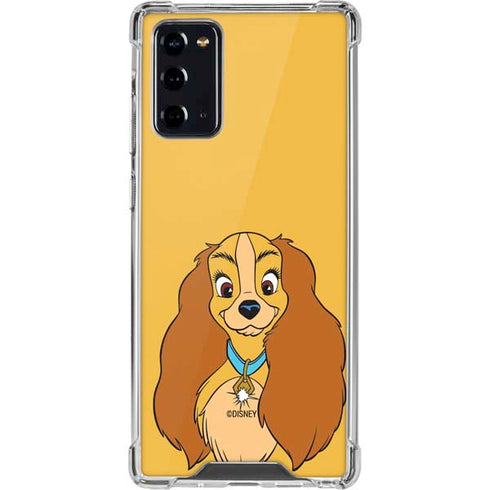 Disney Lady & The Tramp Lady Portrait Galaxy Note20 5G Clear Case