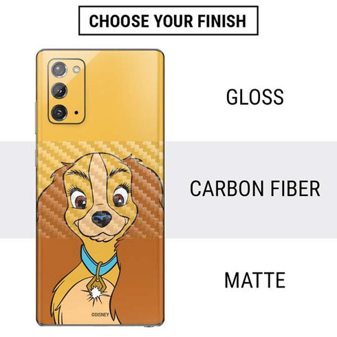 Disney Lady & The Tramp Lady Portrait Galaxy Note20 5G Skin
