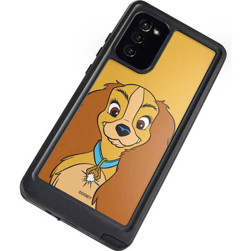 Disney Lady & The Tramp Lady Portrait Galaxy Note20 5G Waterproof Case