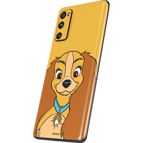 Disney Lady & The Tramp Lady Portrait Galaxy S20 Fan Edition Skin