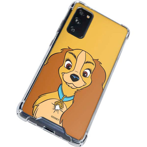 Disney Lady & The Tramp Lady Portrait Galaxy S20 FE Clear Case