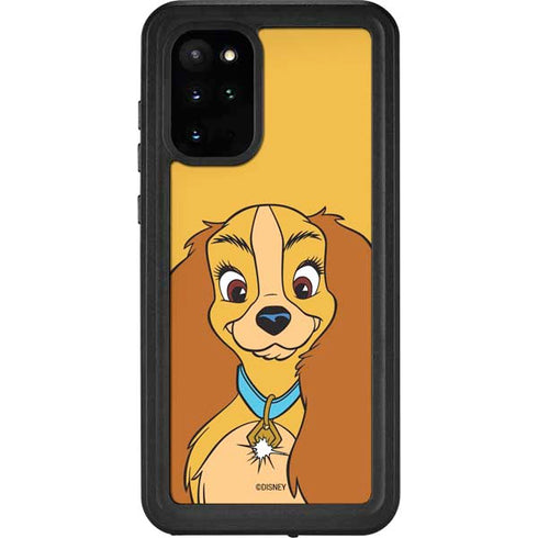 Disney Lady & The Tramp Lady Portrait Galaxy S20 Plus Waterproof Case