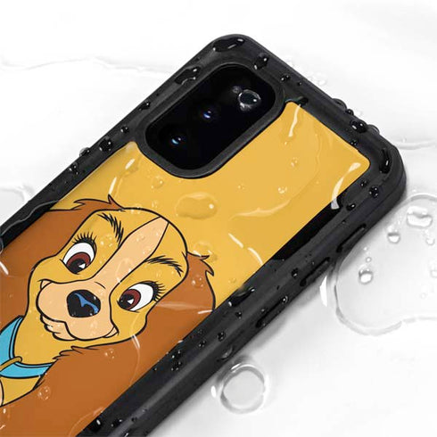 Disney Lady & The Tramp Lady Portrait Galaxy S20 Waterproof Case