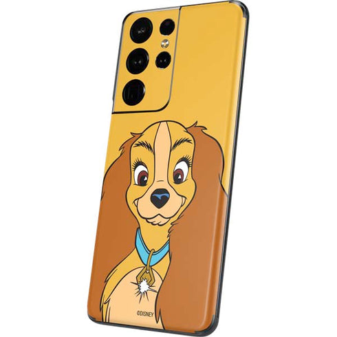 Disney Lady & The Tramp Lady Portrait Galaxy S21 Ultra 5G Skin