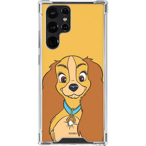 Disney Lady & The Tramp Lady Portrait Galaxy S22 Ultra Clear Case