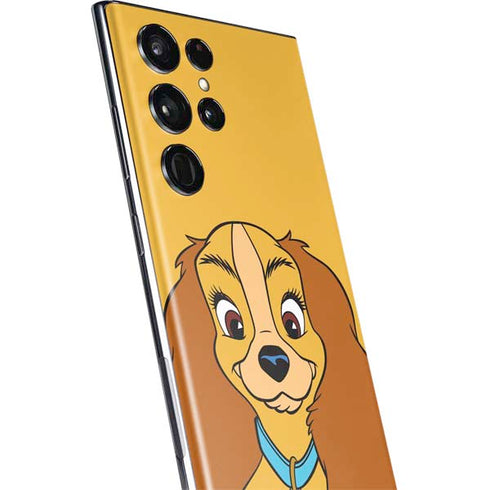 Disney Lady & The Tramp Lady Portrait Galaxy S22 Ultra Skin