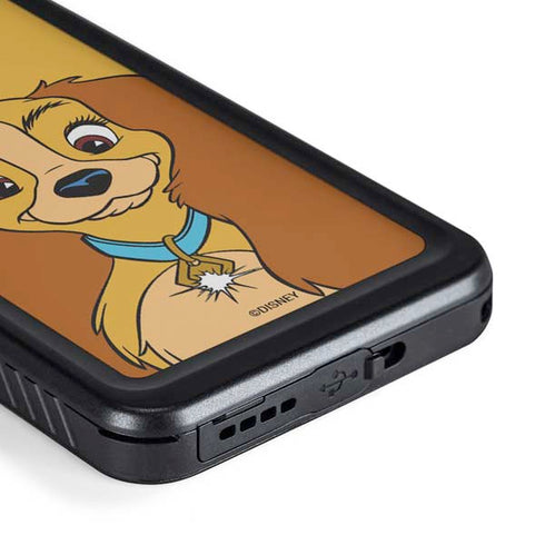 Disney Lady & The Tramp Lady Portrait Galaxy S23 Plus Waterproof Case