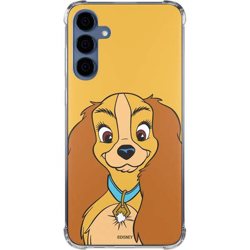Disney Lady & The Tramp Lady Portrait Galaxy S24 Clear Case