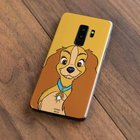 Disney Lady & The Tramp Lady Portrait Galaxy S9 Plus Skin