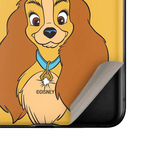 Disney Lady & The Tramp Lady Portrait Galaxy Z Flip Skin