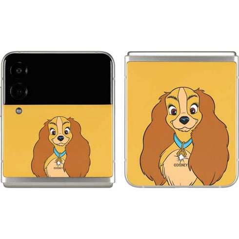 Disney Lady & The Tramp Lady Portrait Galaxy Z Flip3 5G Skin