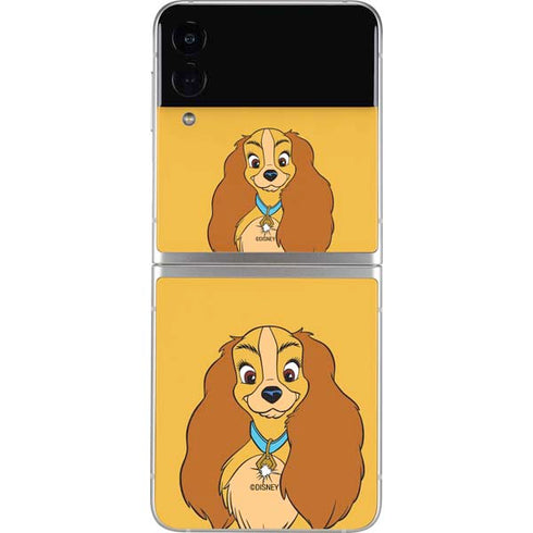 Disney Lady & The Tramp Lady Portrait Galaxy Z Flip4 5G Skin