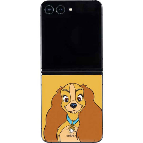 Disney Lady & The Tramp Lady Portrait Galaxy Z Flip5 5G Skin