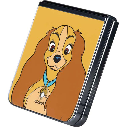 Disney Lady & The Tramp Lady Portrait Galaxy Z Flip5 5G Skin