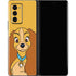 Disney Lady & The Tramp Lady Portrait Galaxy Z Fold2 5G Skin