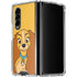 Disney Lady & The Tramp Lady Portrait Galaxy Z Fold4 5G Clear Case