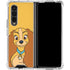 Disney Lady & The Tramp Lady Portrait Galaxy Z Fold4 5G Clear Case