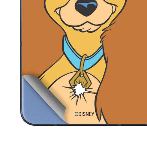 Disney Lady & The Tramp Lady Portrait Galaxy Z Fold5 5G Skin