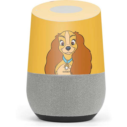 Disney Lady & The Tramp Lady Portrait Google Home Skin