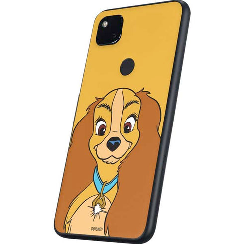 Disney Lady & The Tramp Lady Portrait Google Pixel 4a Skin