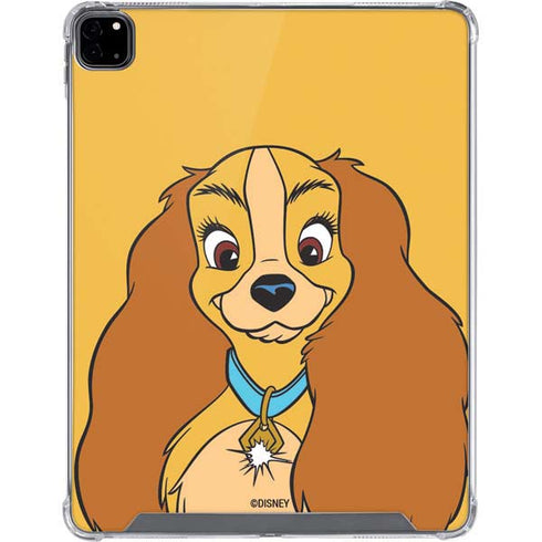 Disney Lady & The Tramp Lady Portrait iPad Pro 12.9in (2020) Clear Case