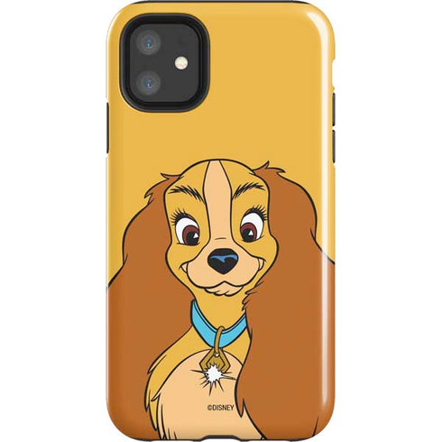 Disney Lady & The Tramp Lady Portrait iPhone 11 Impact Case