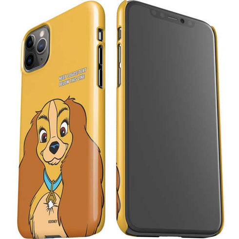 Disney Lady & The Tramp Lady Portrait iPhone 11 Pro Max Lite Case