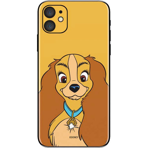 Disney Lady & The Tramp Lady Portrait iPhone 11 Skin