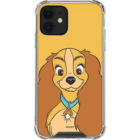 Disney Lady & The Tramp Lady Portrait iPhone 12 Mini Clear Case