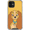 Disney Lady & The Tramp Lady Portrait iPhone 12 Mini Clear Case