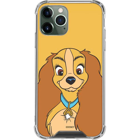 Disney Lady & The Tramp Lady Portrait iPhone 12 Pro Clear Case