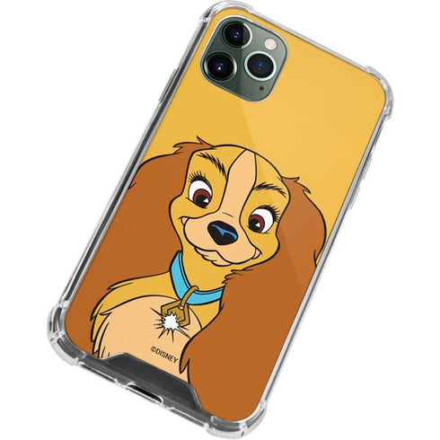 Disney Lady & The Tramp Lady Portrait iPhone 12 Pro Clear Case