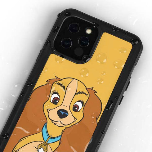 Disney Lady & The Tramp Lady Portrait iPhone 12 Pro Waterproof Case