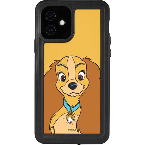 Disney Lady & The Tramp Lady Portrait iPhone 12 Waterproof Case