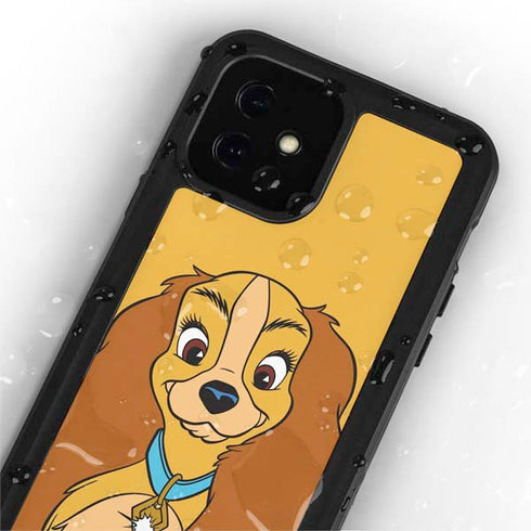 Disney Lady & The Tramp Lady Portrait iPhone 12 Waterproof Case