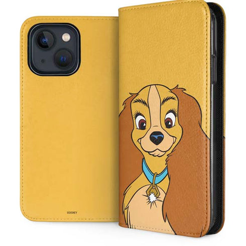 Disney Lady & The Tramp Lady Portrait iPhone 13 Folio Case