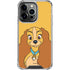 Disney Lady & The Tramp Lady Portrait iPhone 13 Pro Clear Case