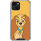 Disney Lady & The Tramp Lady Portrait iPhone 14 Plus Clear Case