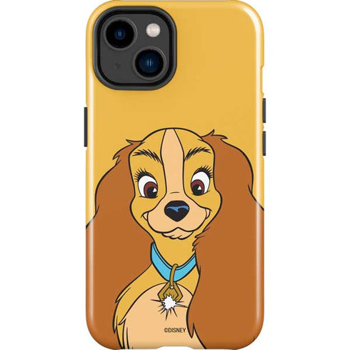 Disney Lady & The Tramp Lady Portrait iPhone 14 Plus Impact Case