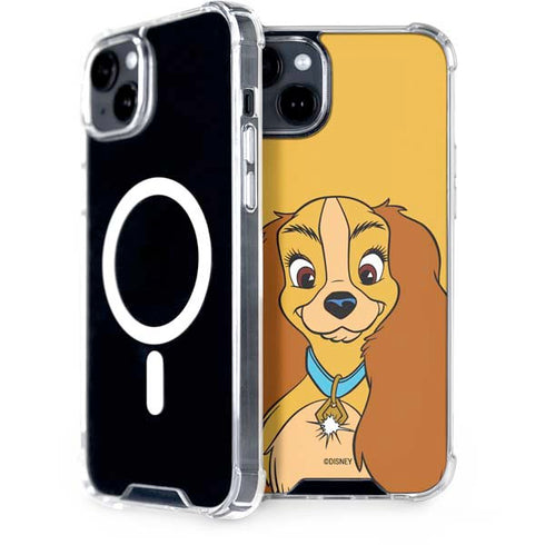 Disney Lady & The Tramp Lady Portrait iPhone 14 Plus MagSafe Case