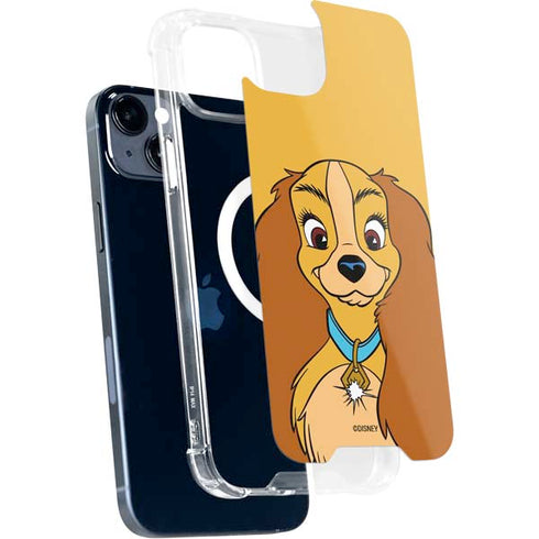 Disney Lady & The Tramp Lady Portrait iPhone 14 Plus MagSafe Case