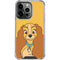 Disney Lady & The Tramp Lady Portrait iPhone 14 Pro Clear Case