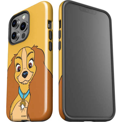 Disney Lady & The Tramp Lady Portrait iPhone 14 Pro Impact Case