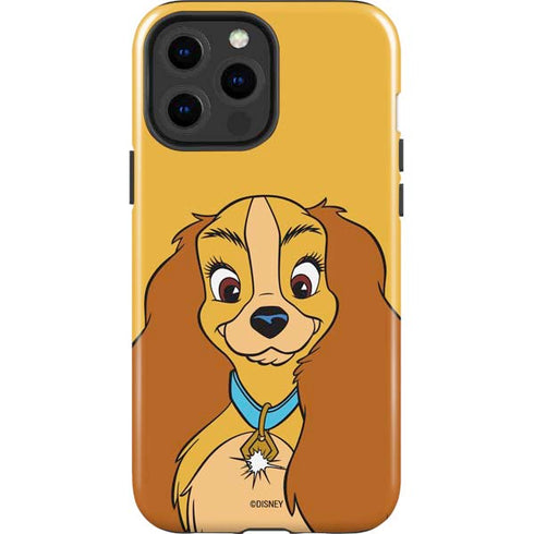 Disney Lady & The Tramp Lady Portrait iPhone 14 Pro Max Impact Case