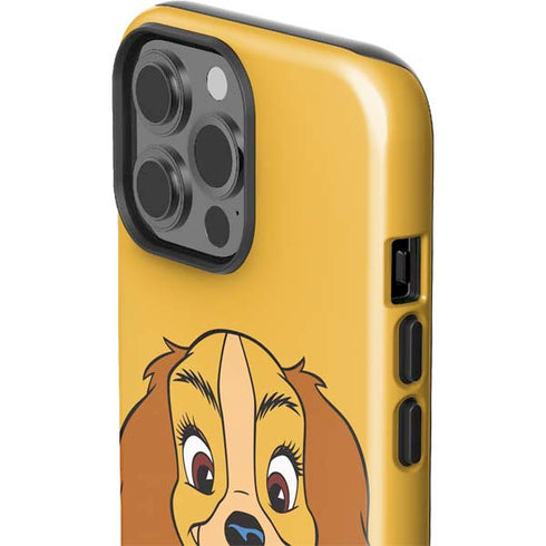 Disney Lady & The Tramp Lady Portrait iPhone 14 Pro Max Impact Case