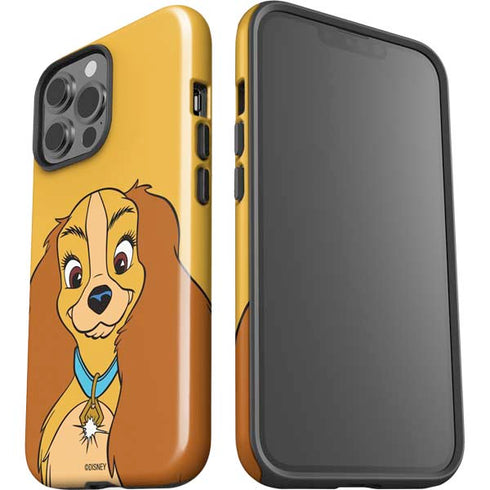 Disney Lady & The Tramp Lady Portrait iPhone 14 Pro Max Impact Case